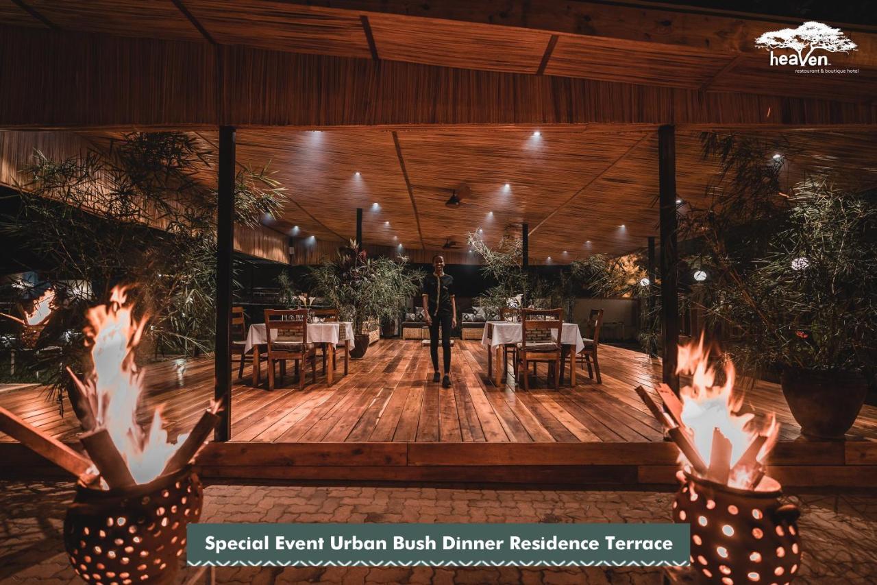 Heaven Restaurant & Boutique Hotel Кигали Экстерьер фото